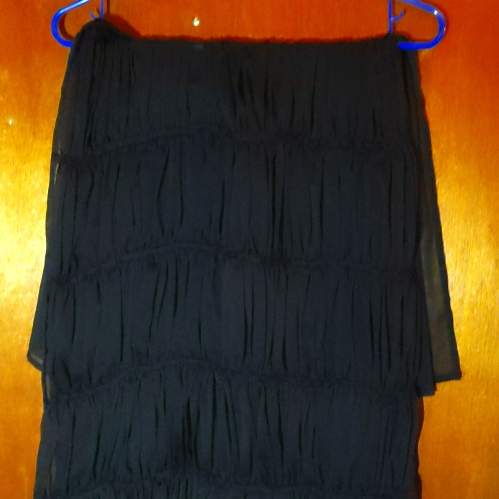 Oscar de la Renta Black Evening Scarf